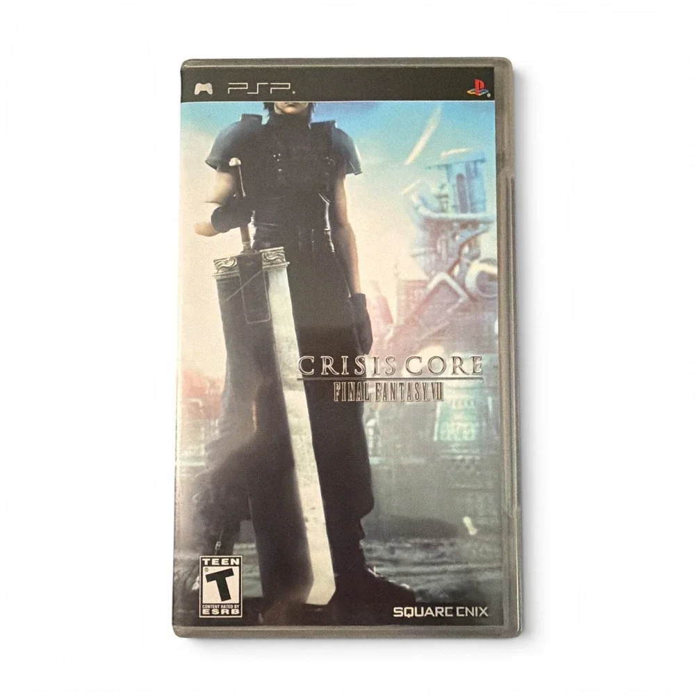 Crisis Core Final Fantasy VII Sony PSP Cover & Manual Only NO GAME
